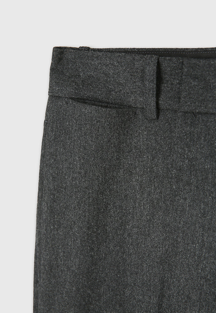 Tonywack - Wool And Cashmere Wide-Leg Trousers (Charcoal) product image 9 | TRAB K-Fashion Australia