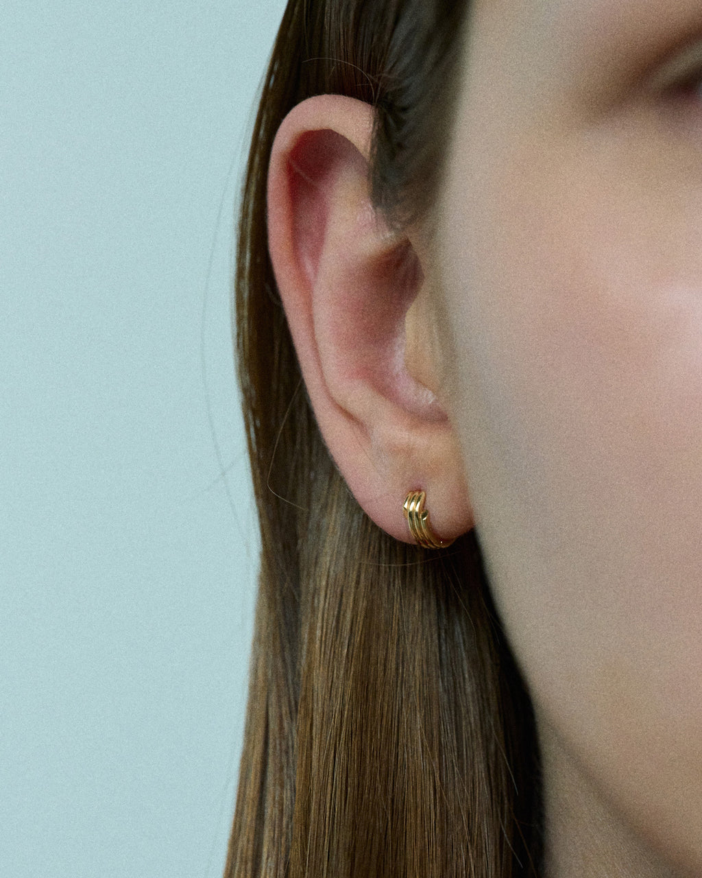 Numbering - Coil Signature Earrings / 3 turns - mini #2101 product image 3 | TRAB K-Fashion Australia