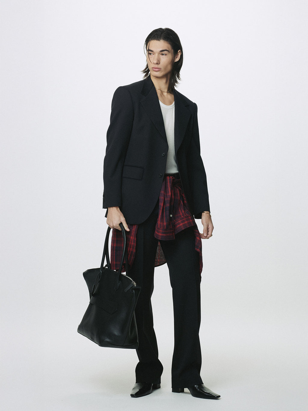 Tonywack - Wool Single-Breasted Tailored Jacket (Midnight) product image 5 | TRAB K-Fashion Australia