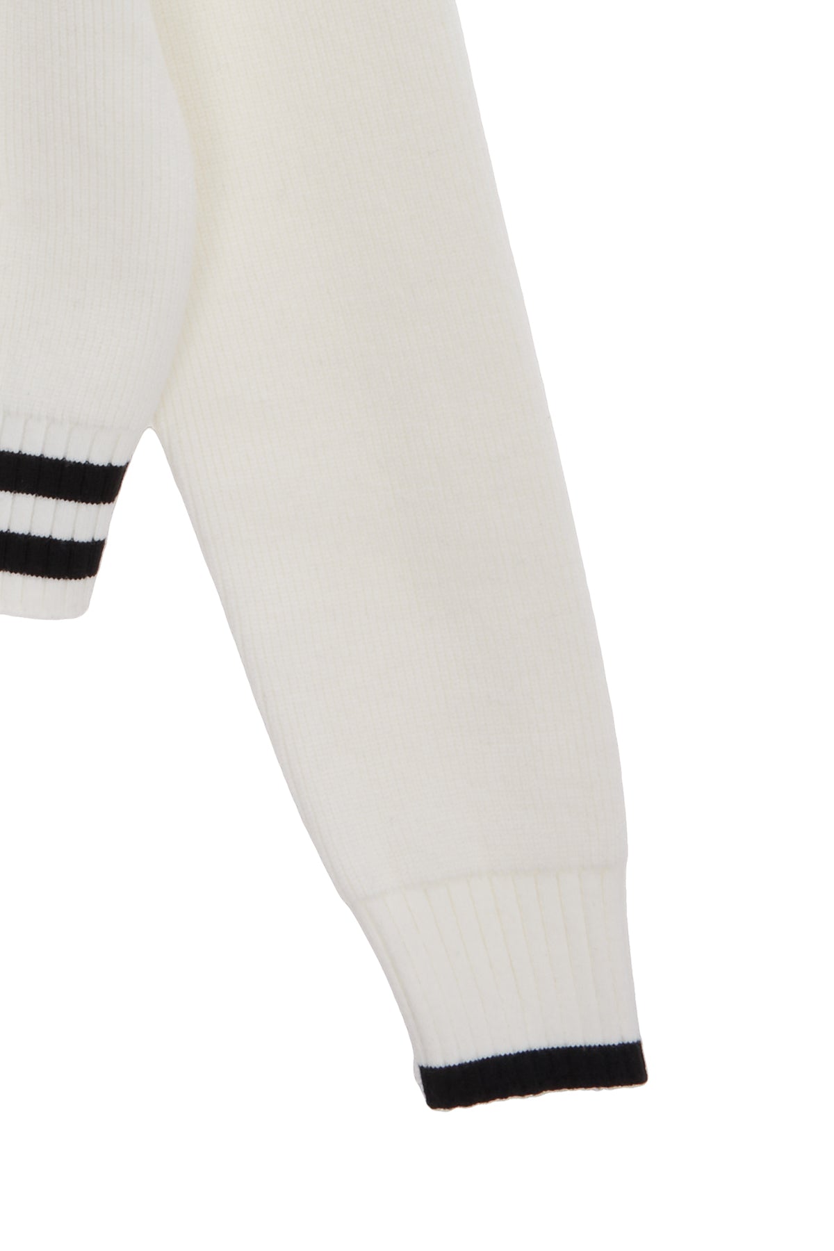 Matin Kim - Spell Point Stripe Wool Blended Knit Cardigan (Ivory) product image 5 | TRAB K-Fashion Australia