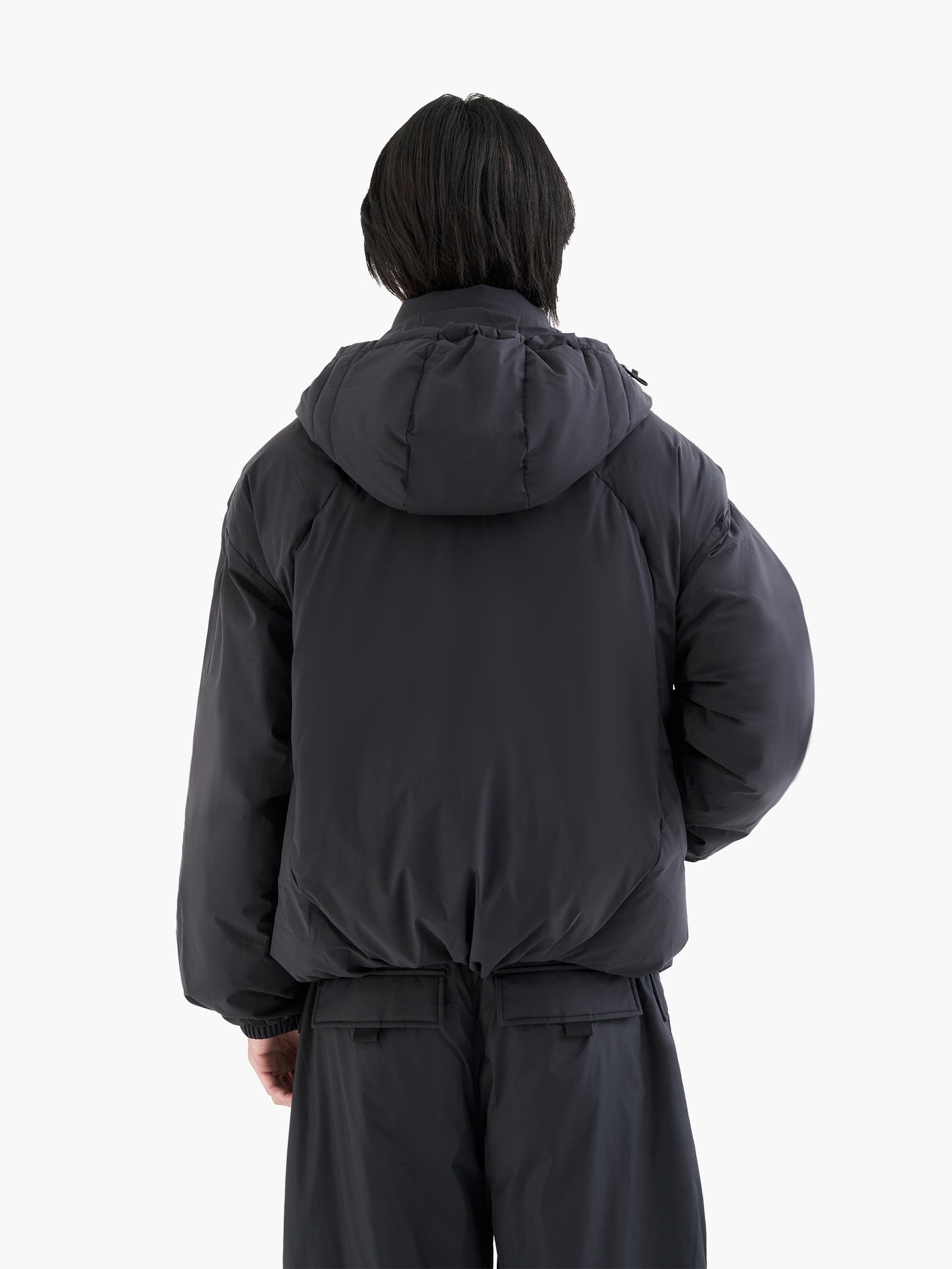 Jiyong Kim - Twisted Down Jacket (Black) product image 11 | TRAB K-Fashion Australia