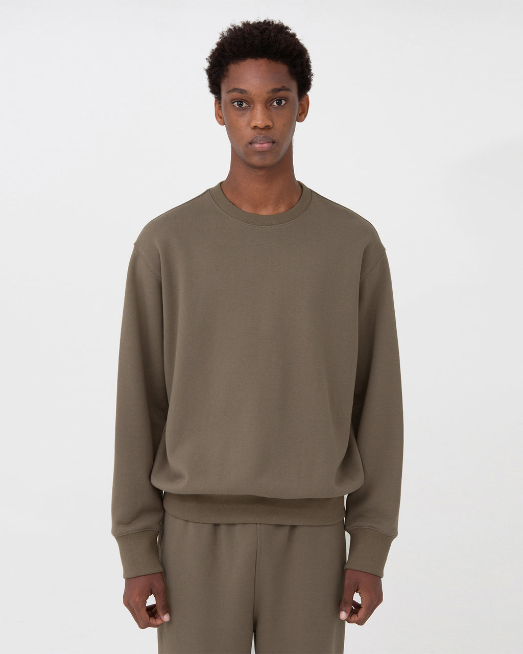 Brownyard - Soft Sweat Shirt (Light Brown) product image 1 | TRAB K-Fashion Australia