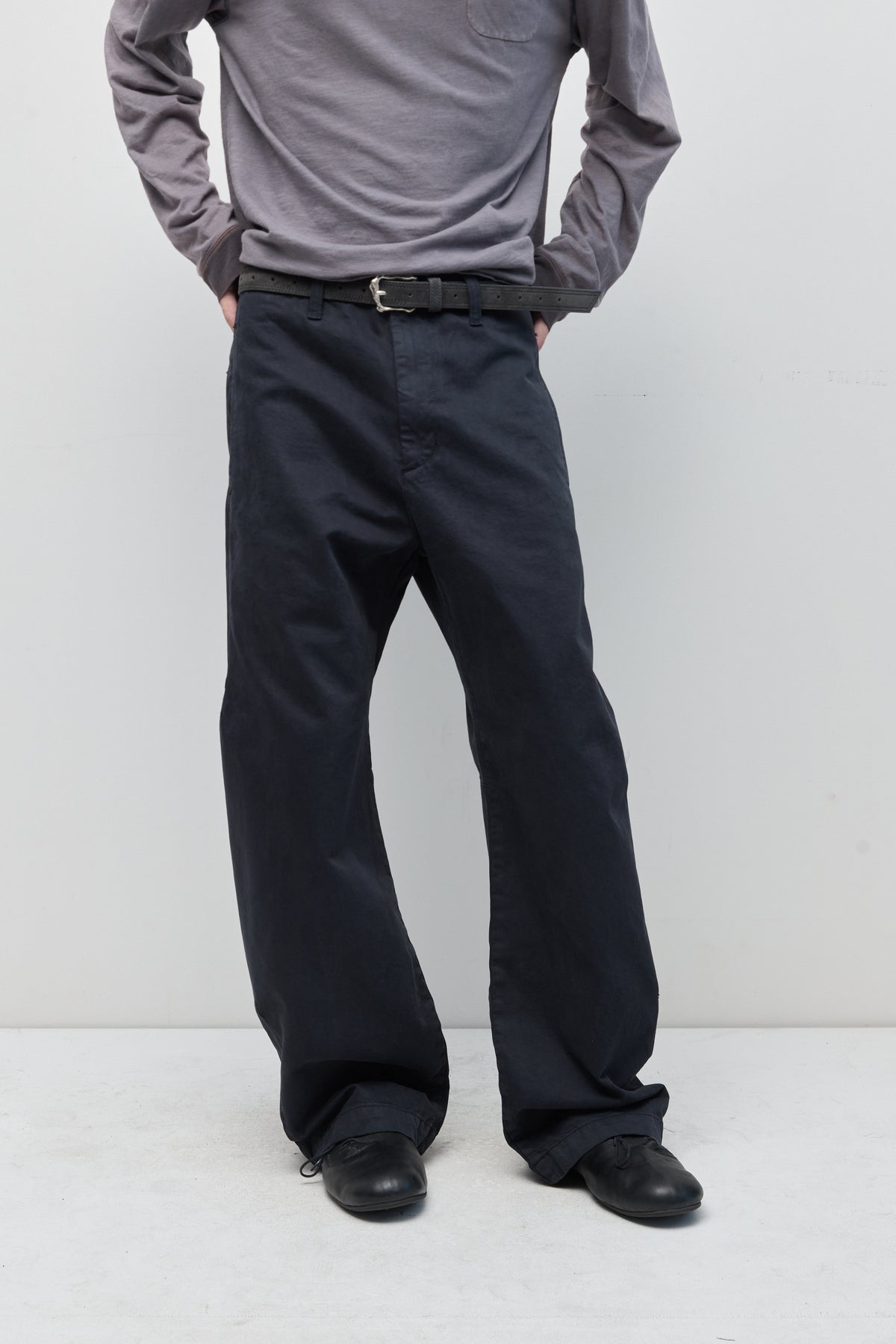 Hatchingroom - Shaped Trousers Dyed Ink (Black) product image 18 | TRAB K-Fashion Australia
