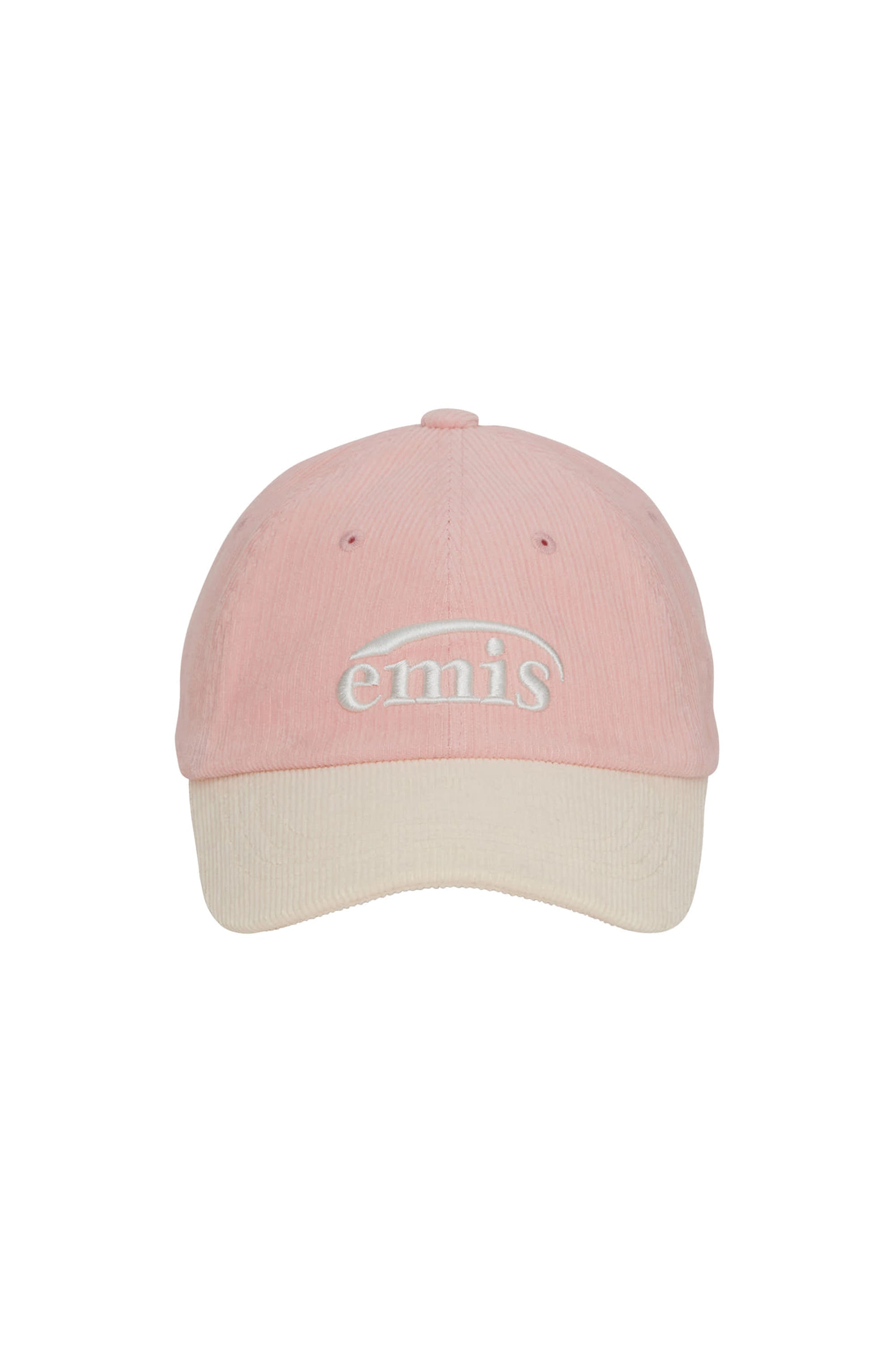 Emis - Corduroy Two-Tone Ball Cap (Light Pink) product image 1 | TRAB K-Fashion Australia