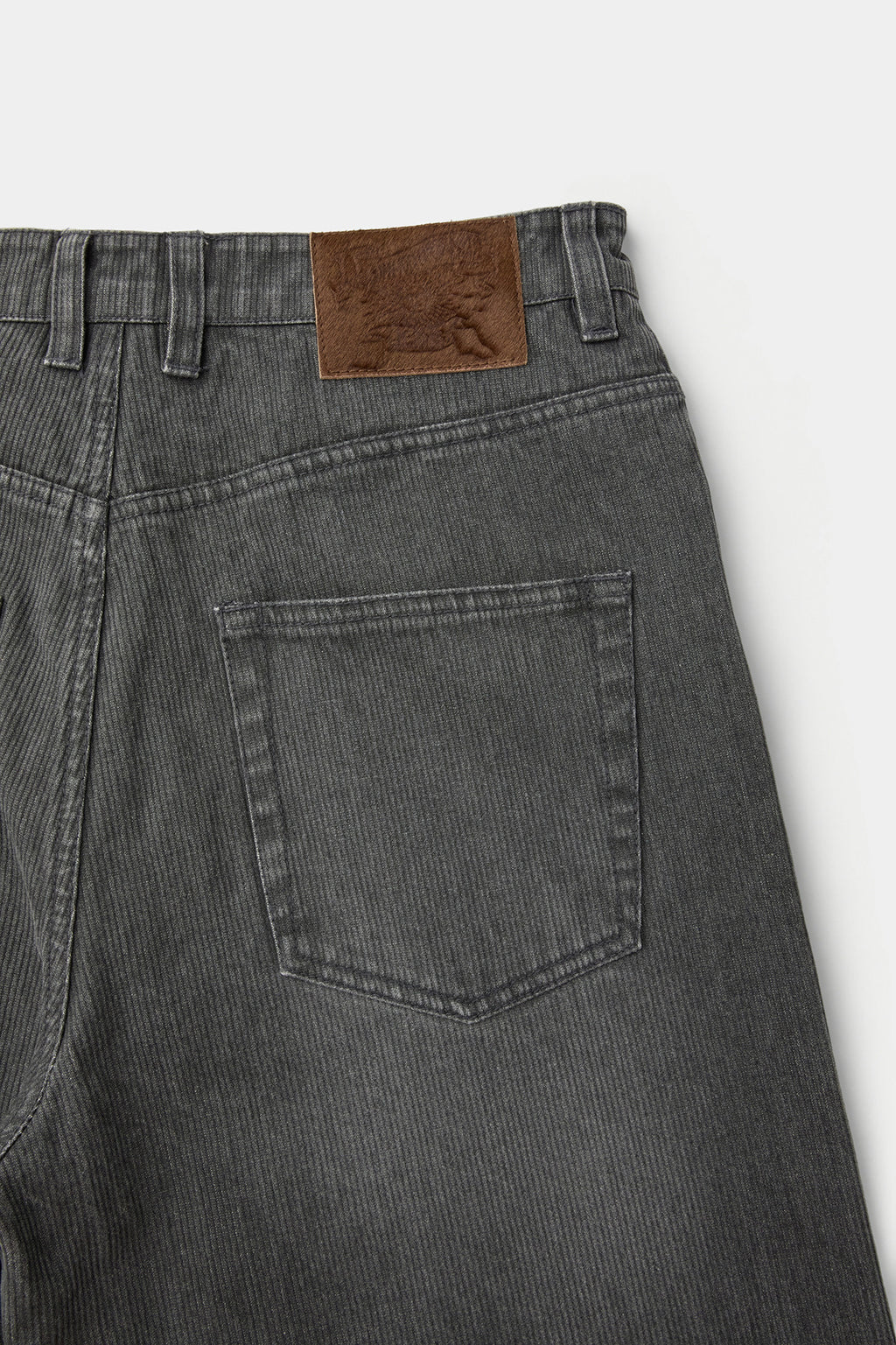 Coor - Brushed Rib Texture Jeans (Washed Gray) product image 6 | TRAB K-Fashion Australia