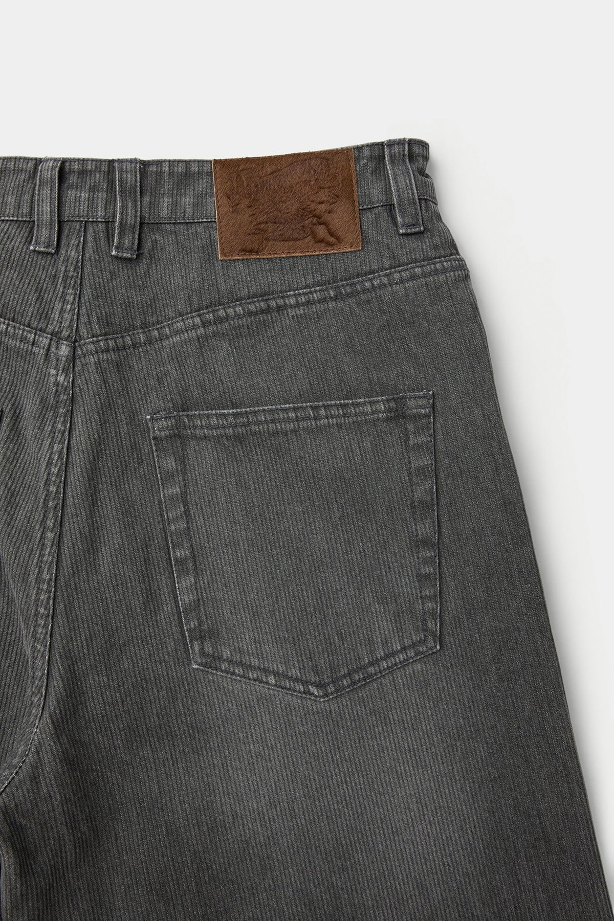 Coor - Brushed Rib Texture Jeans (Washed Gray) product image 6 | TRAB K-Fashion Australia