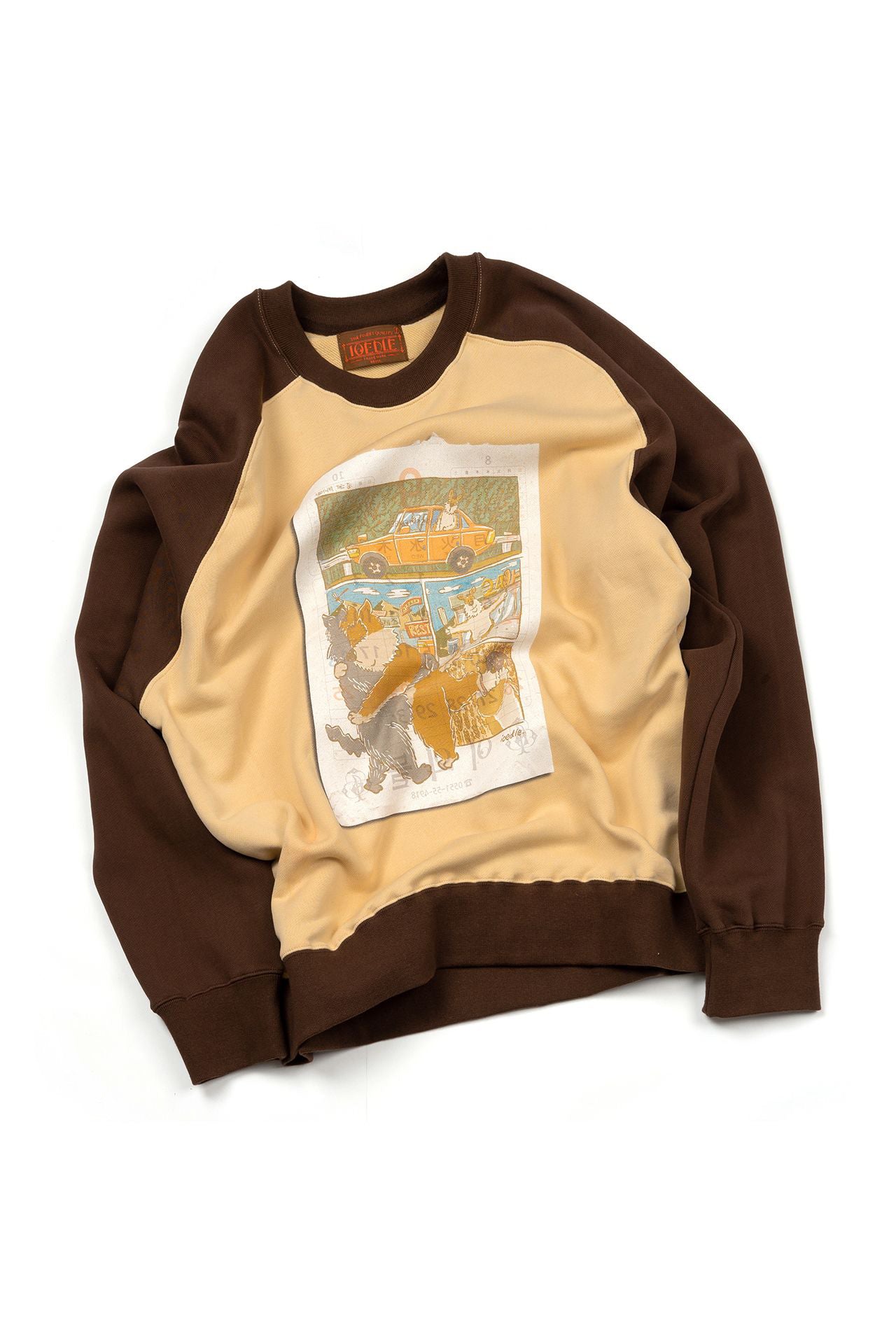 Ioedle - On The Way To Grandma’S House Sweatshirt (Ivory) product image 1 | TRAB K-Fashion Australia