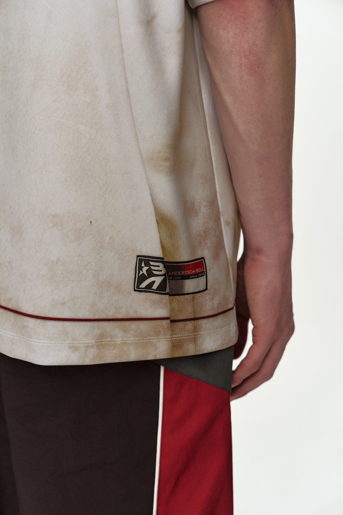 Andersson Bell - Dust Printed Football Jersey T-Shirt (White) product image 8 | TRAB K-Fashion Australia