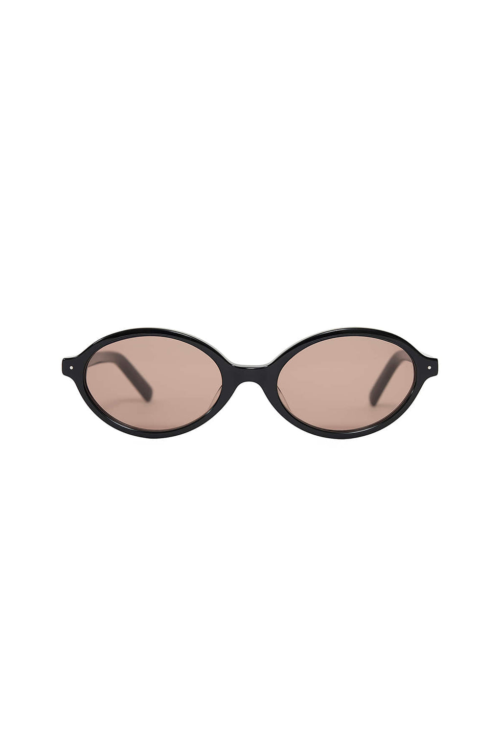 Matin Kim - Matin Narrow Round Sunglasses (Brown) product image 1 | TRAB K-Fashion Australia