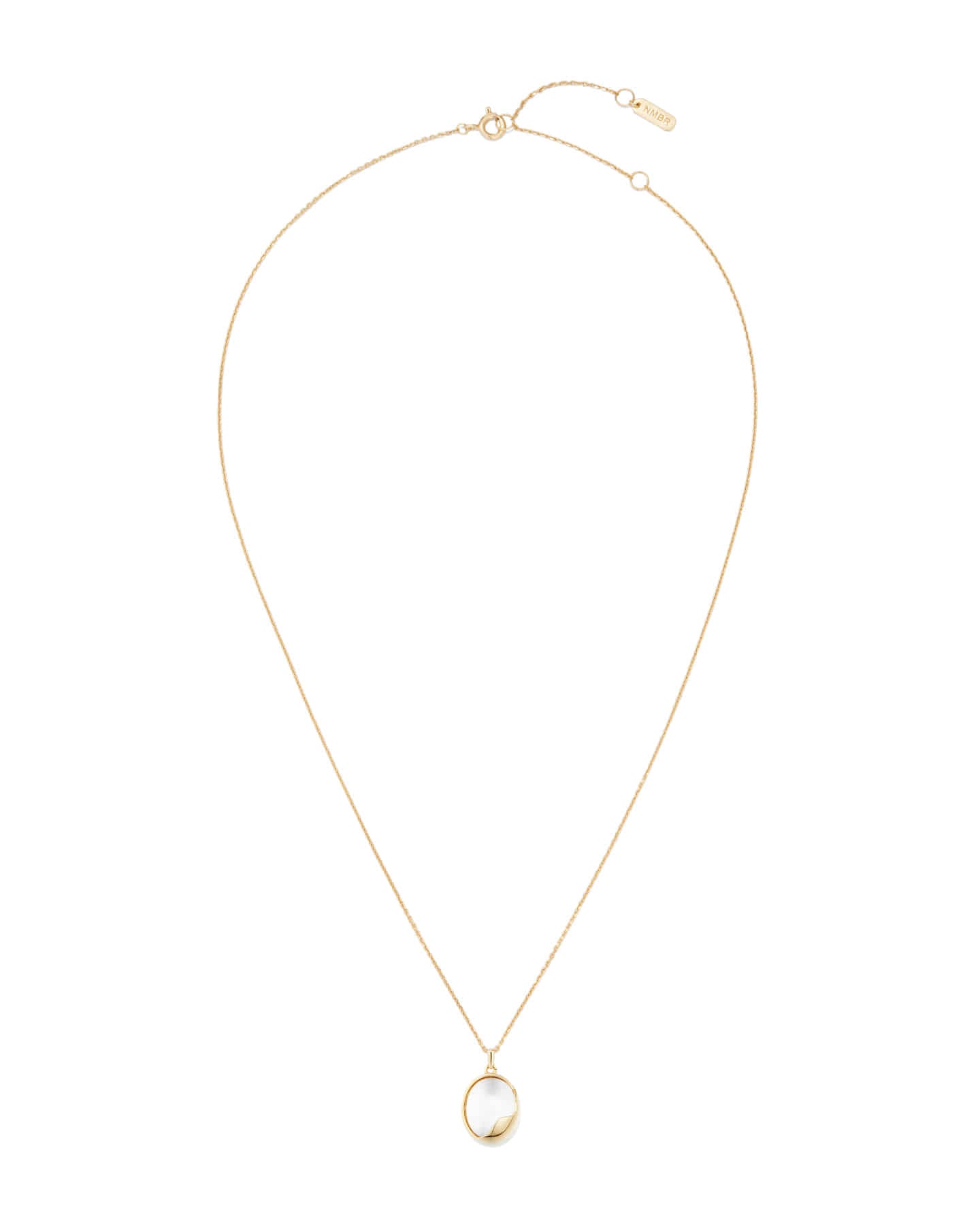 Numbering - Ellipse Glass Pendant Necklace #5755 product image 9 | TRAB K-Fashion Australia