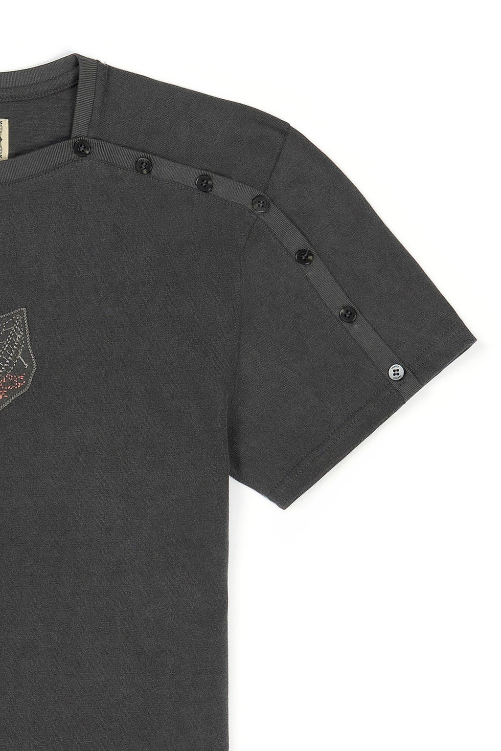 Ioedle - Instant Fastening T-Shirt (Charcoal) product image 6 | TRAB K-Fashion Australia