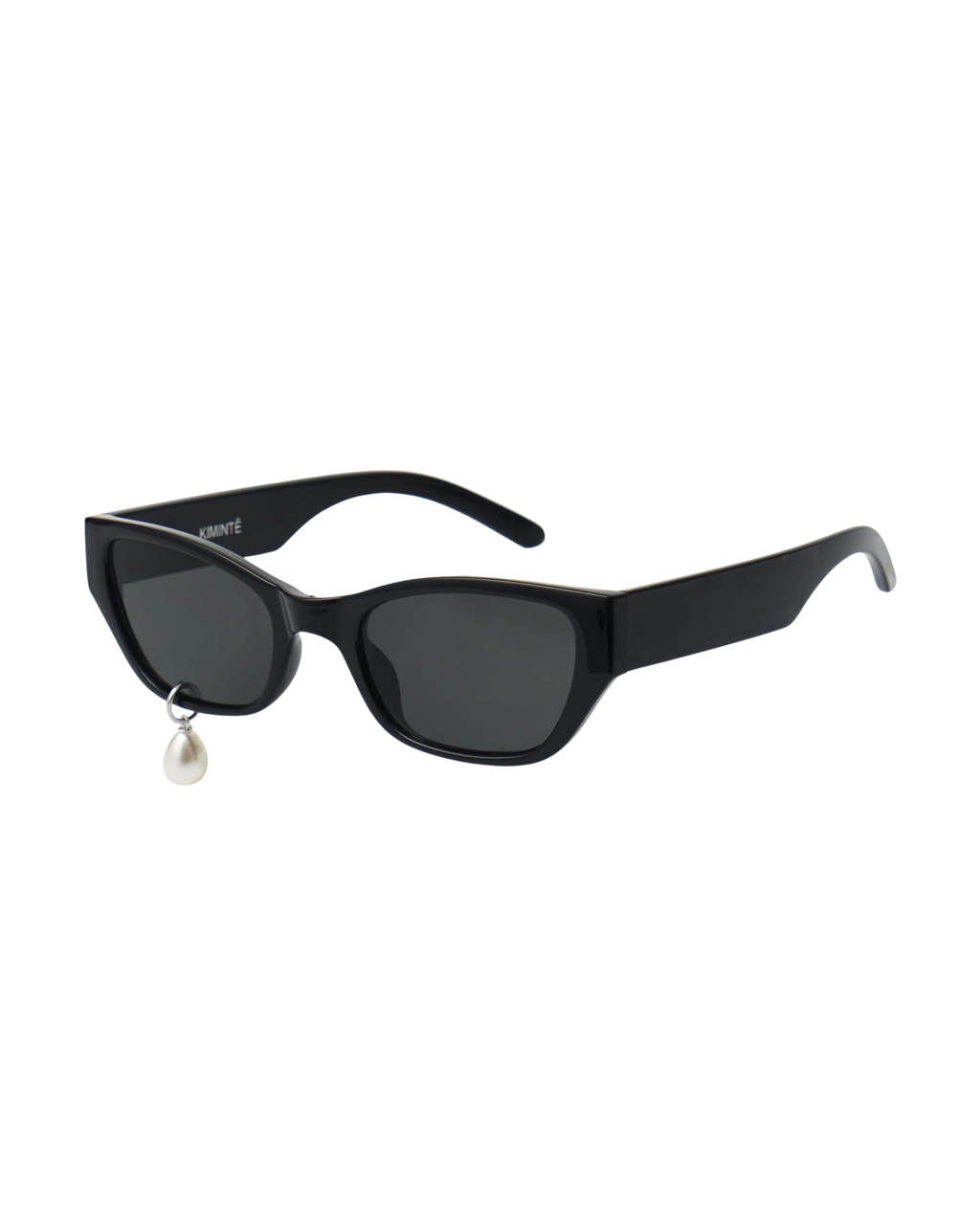 Kimhe Kim - Pearl Tear Cat-Eye Sunglasses (Black) product image 3 | TRAB K-Fashion Australia