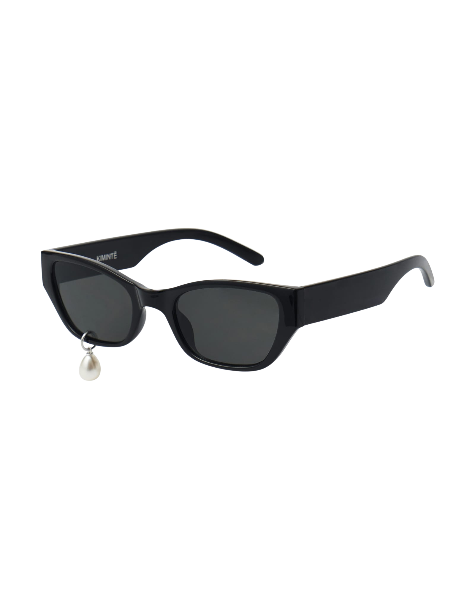 Kimhe Kim - Pearl Tear Cat-Eye Sunglasses (Black) product image 3 | TRAB K-Fashion Australia