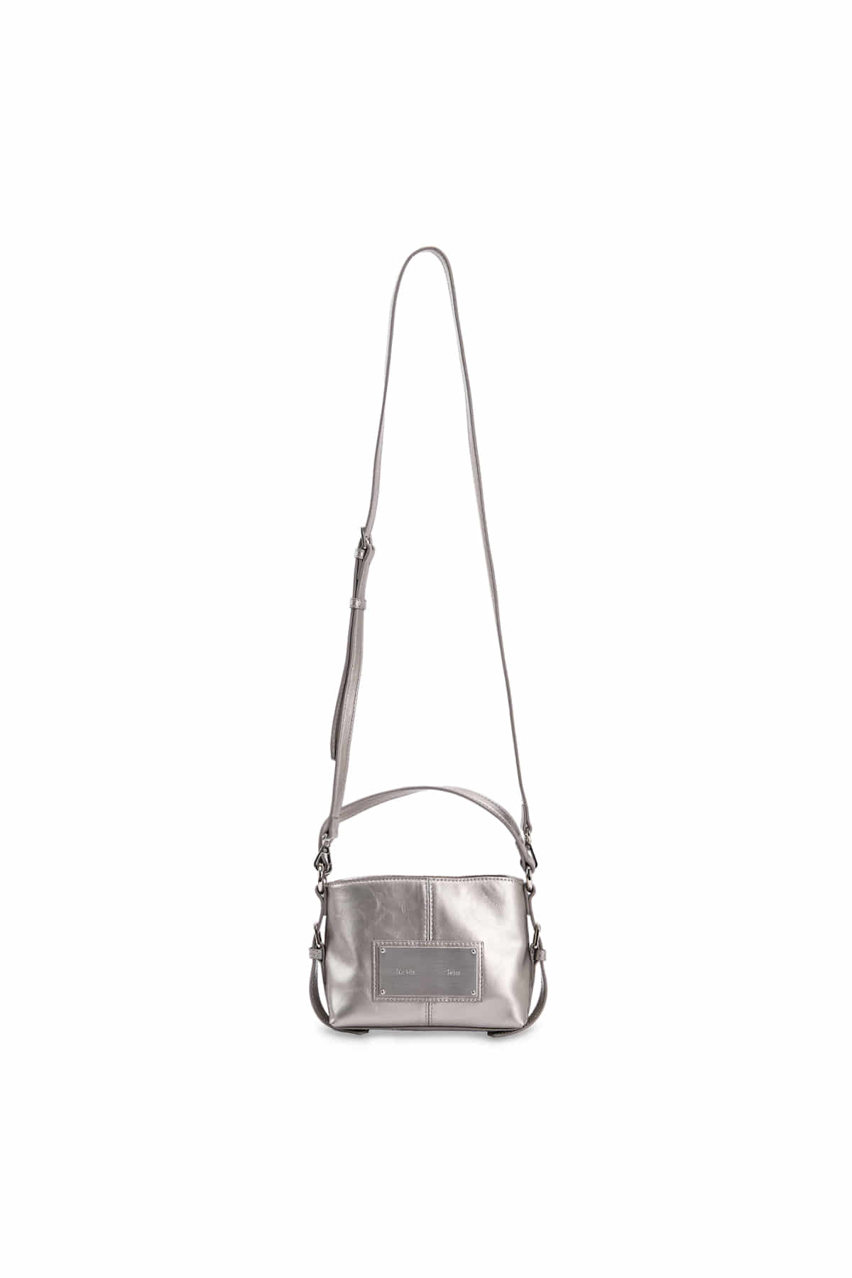 Matin Kim - Handle Mini Cross Bag (Dark Silver) product image 4 | TRAB K-Fashion Australia