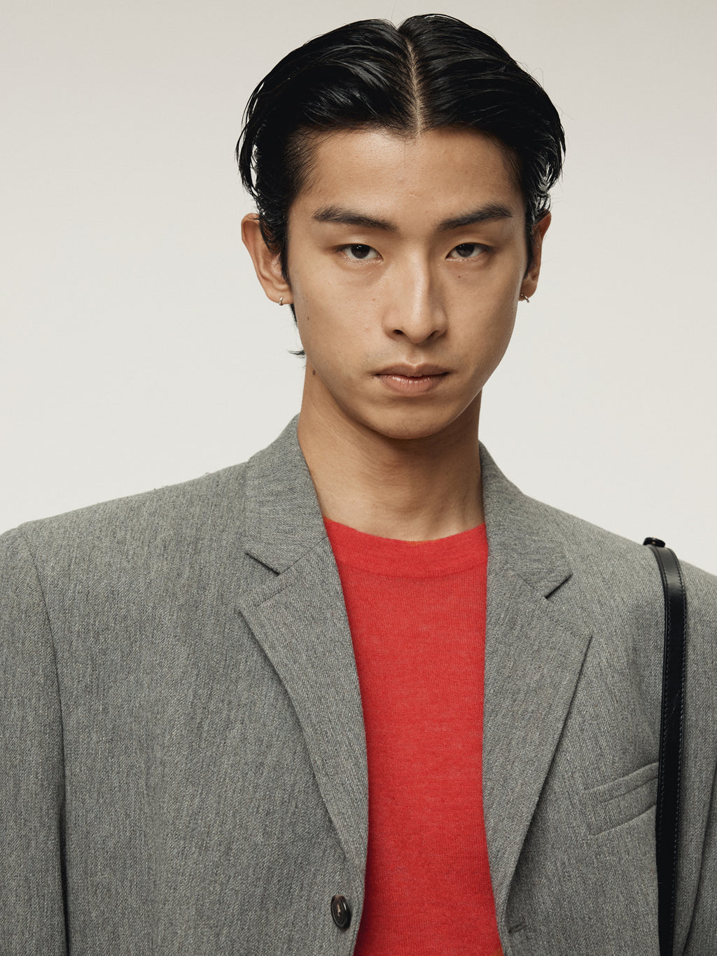 Recto - Quincy Wool Single Jacket (Melange Grey) product image 9 | TRAB K-Fashion Australia