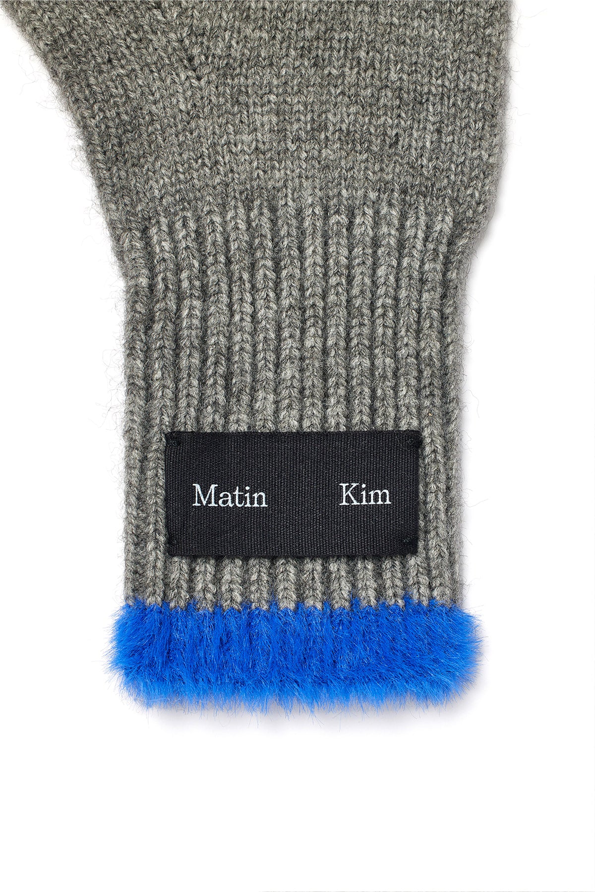 Matin Kim - Two Tone Finger Hole Gloves (Grey) product image 4 | TRAB K-Fashion Australia
