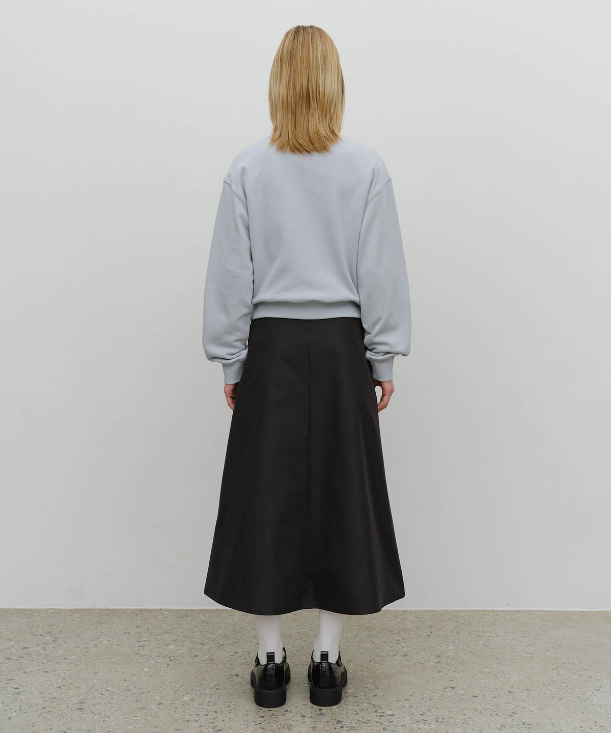 Marithe & Francois Girbaud - Semi Flare Skirt (Black) product image 5 | TRAB K-Fashion Australia