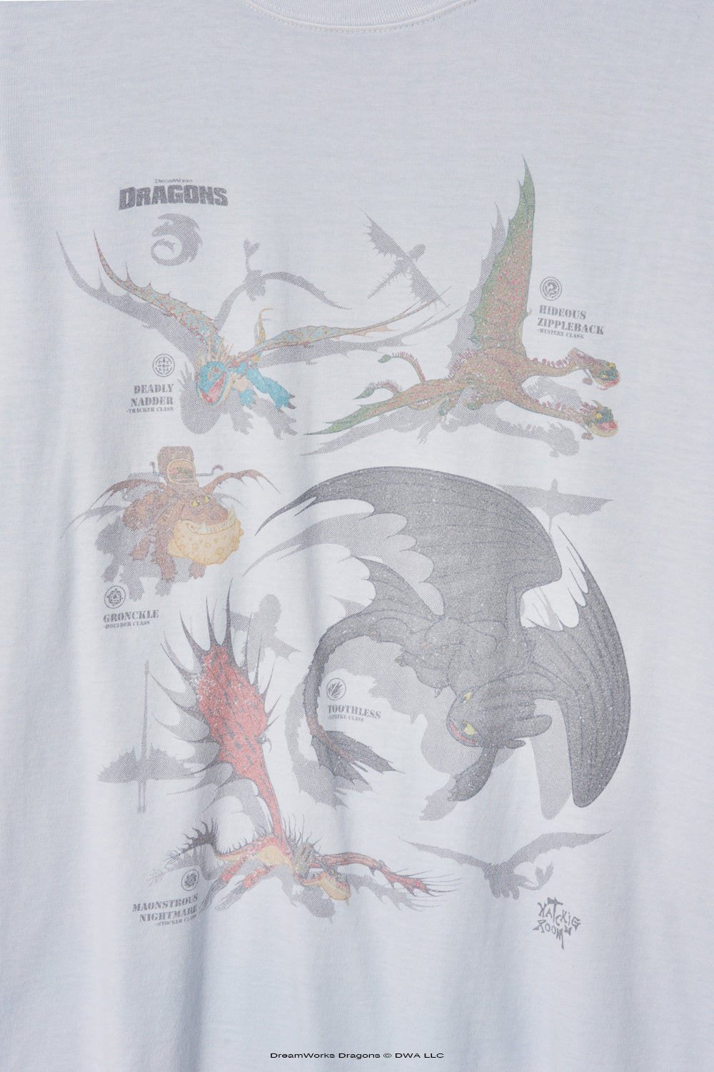 Hatchingroom - Dragons Tee Light (Grey) product image 3 | TRAB K-Fashion Australia