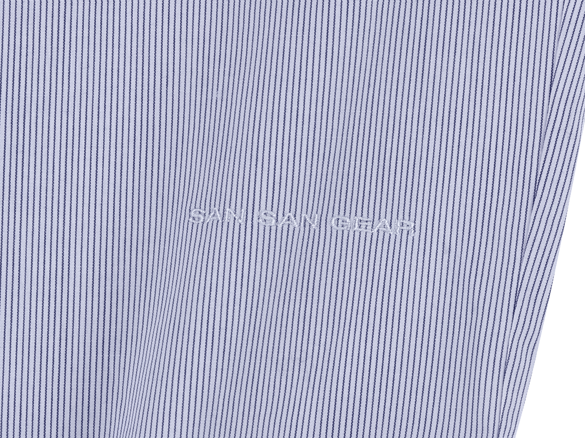 San San Gear - Stripe Hood Shirts (Blue) product image 11 | TRAB K-Fashion Australia