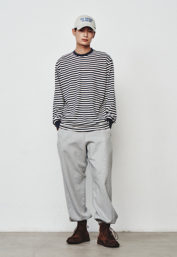 Art if acts - Vintage Heavy Sweat Pants (Melange Grey) product image 4 | TRAB K-Fashion Australia