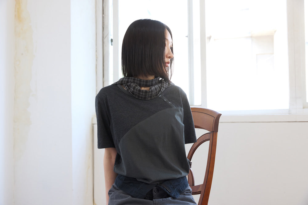 Hatchingroom - Scarf Tee (Dark Olive) product image 14 | TRAB K-Fashion Australia