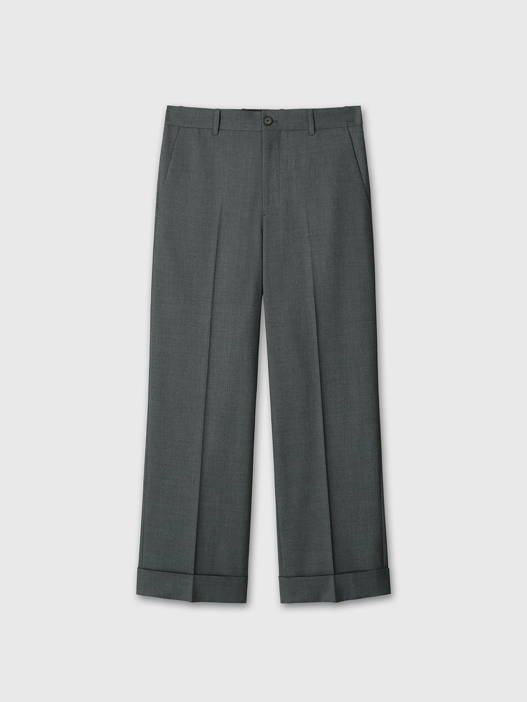 Tonywack - Wool Cuffed Trousers (Moss Grey) product image 10 | TRAB K-Fashion Australia