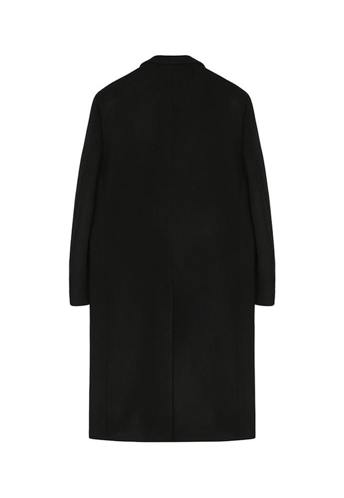 Tonywack - Cashmere Single-Breasted Tailored Coat (Black) product image 7 | TRAB K-Fashion Australia