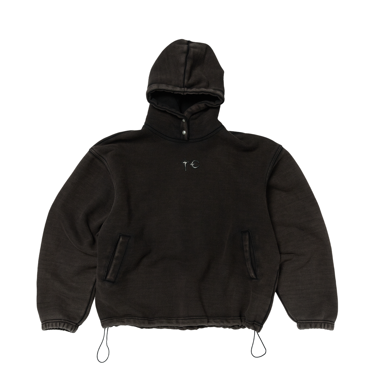 Thug Club - Devil Peace Patch Hoodie (Black) product image 1 | TRAB K-Fashion Australia