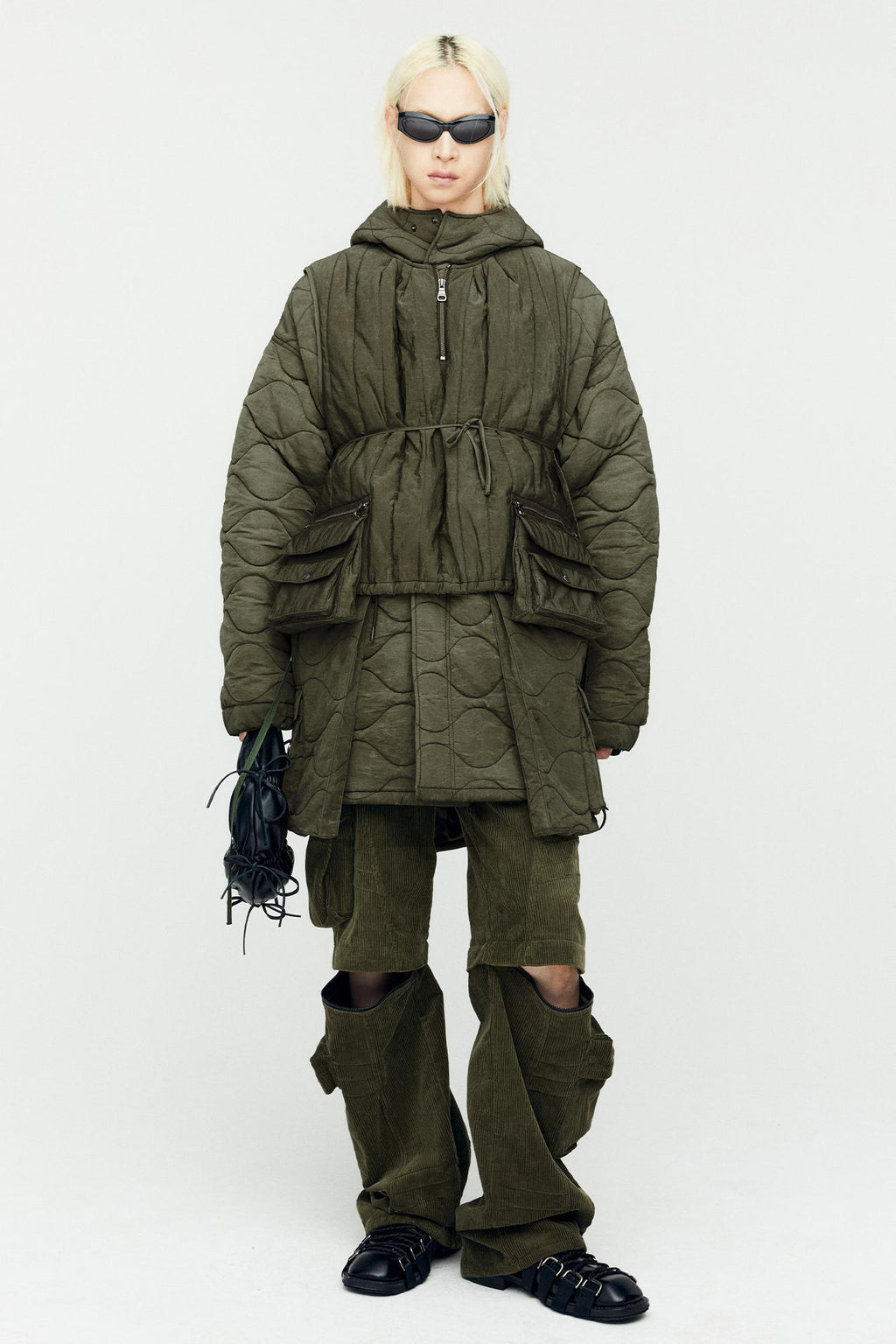 Andersson Bell - Camouflage Padded Turtle Vest (Green) product image 7 | TRAB K-Fashion Australia