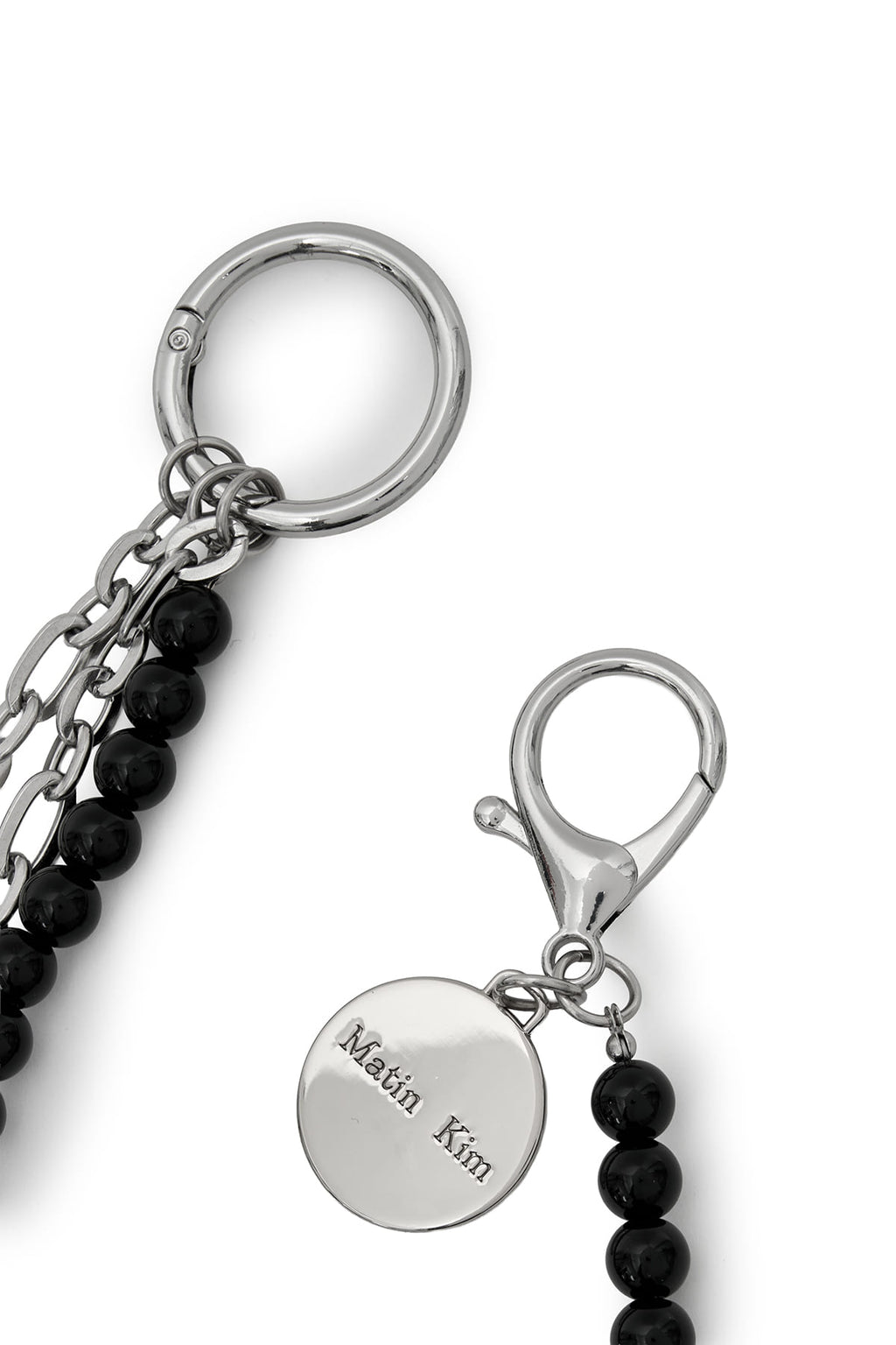 Matin Kim - Matin Heart Charm Keyring (Black) product image 4 | TRAB K-Fashion Australia
