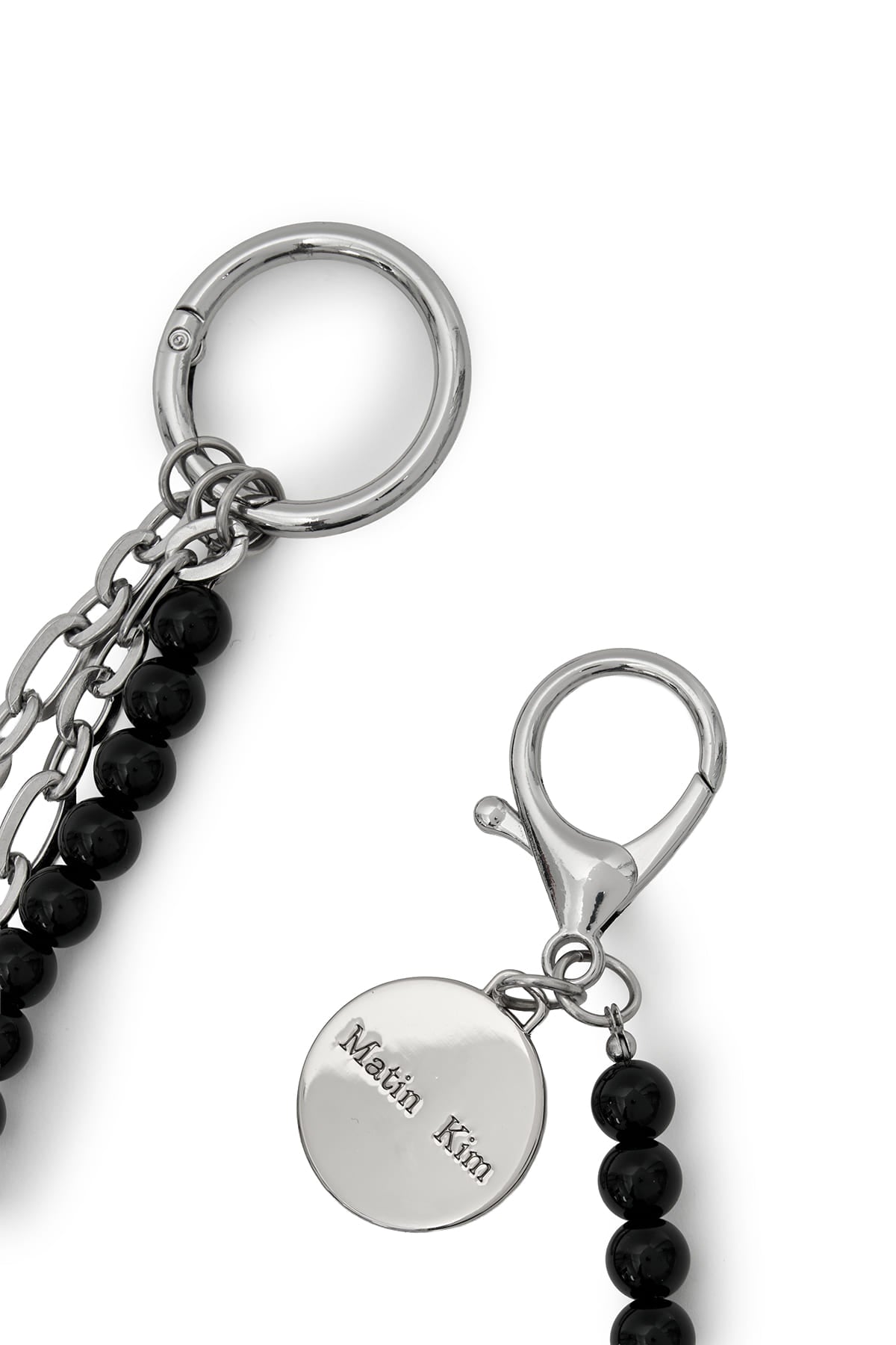 Matin Kim - Matin Heart Charm Keyring (Black) product image 4 | TRAB K-Fashion Australia