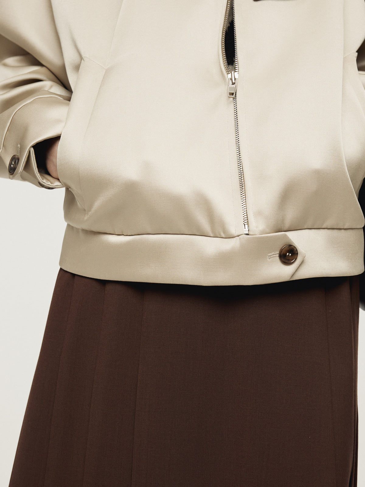 Recto - Double Satin Jumper (Sand Beige) product image 7 | TRAB K-Fashion Australia