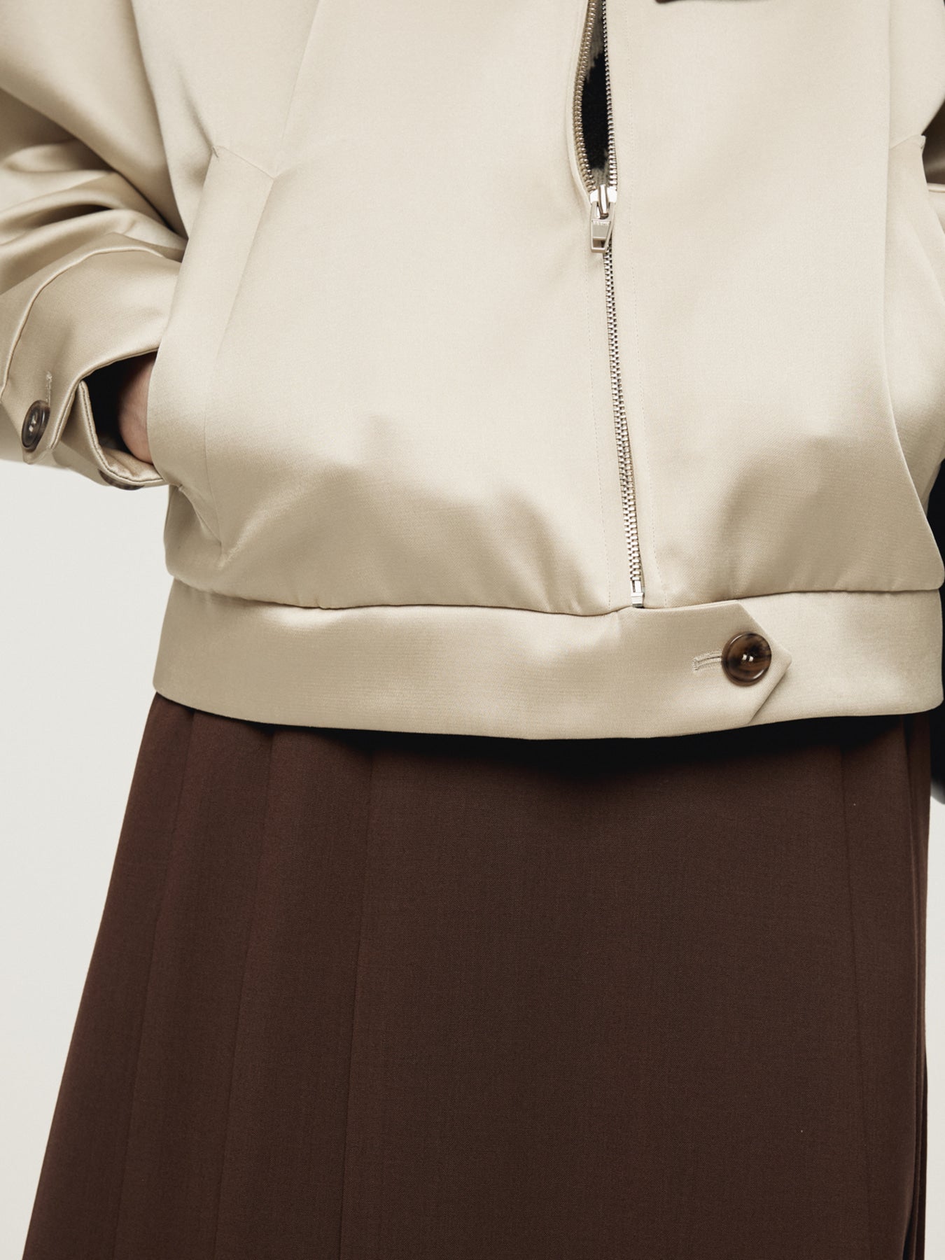 Recto - Double Satin Jumper (Sand Beige) product image 7 | TRAB K-Fashion Australia