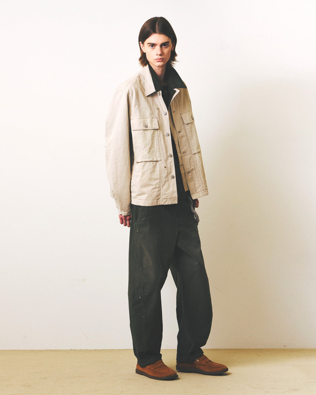Eastlogue - Kw-m43 Jacket (Vintage Ecru) product image 1 | TRAB K-Fashion Australia