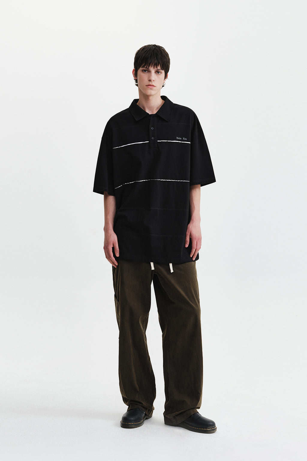 Matin Kim - Cut Out Block Collar Top (Black) product image 9 | TRAB K-Fashion Australia