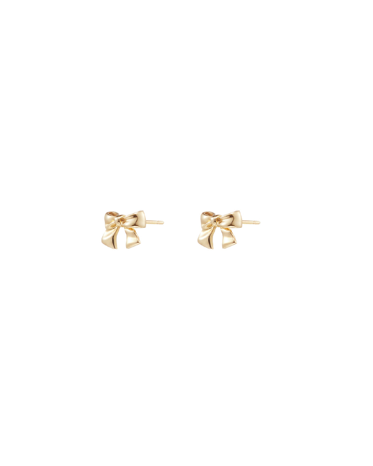 Numbering - Mini Ribbon Stud Earrings #7120 product image 4 | TRAB K-Fashion Australia