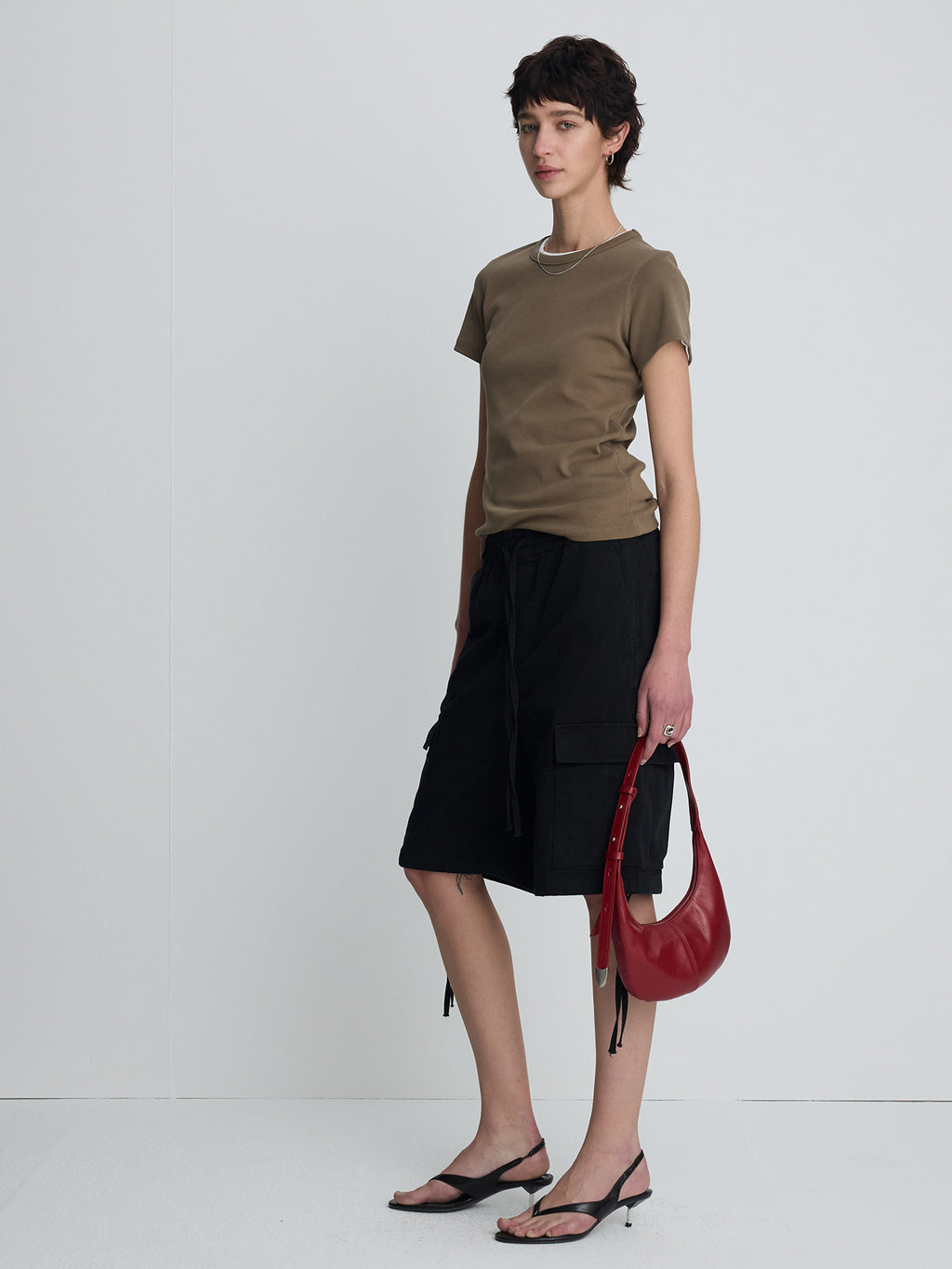Tonywack - Garment-Washed Cargo Shorts (Black) product image 2 | TRAB K-Fashion Australia