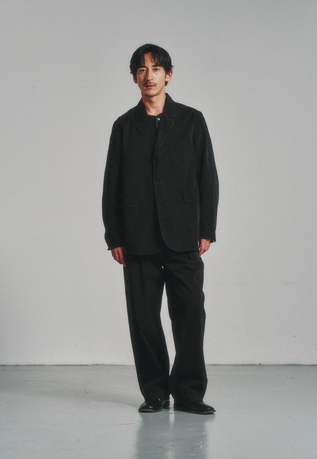 Art if acts - Washed 3 Button Blazer (Faded Black) product image 2 | TRAB K-Fashion Australia