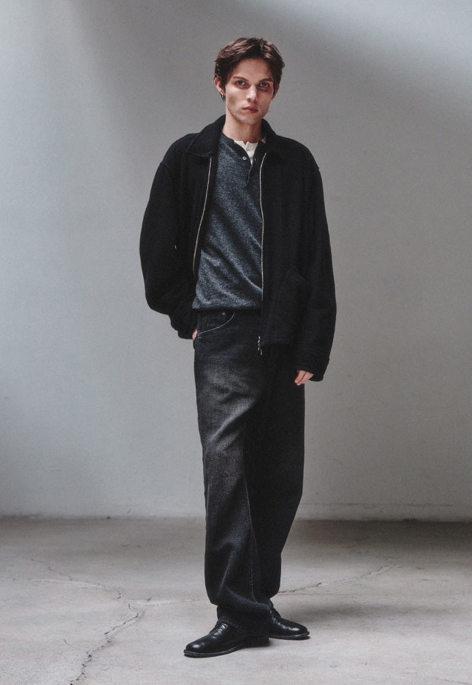 Art if acts - Washed Wool Sports Jacket (Black) product image 5 | TRAB K-Fashion Australia