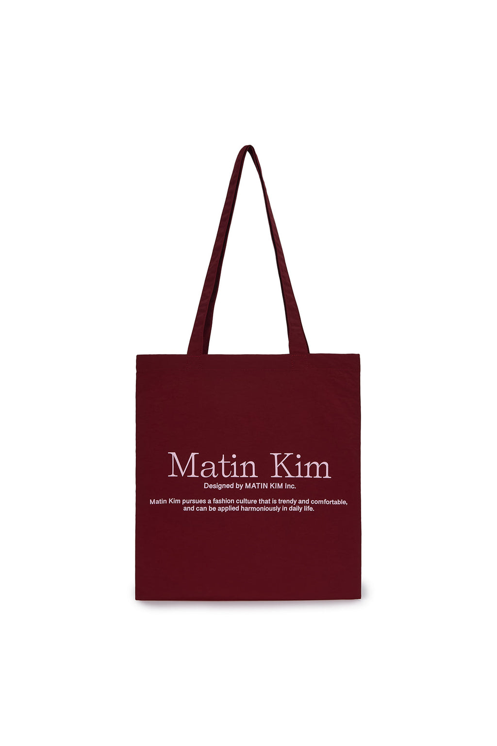 Matin Kim - Matin Palette Ecobag (Burgundy) product image 1 | TRAB K-Fashion Australia
