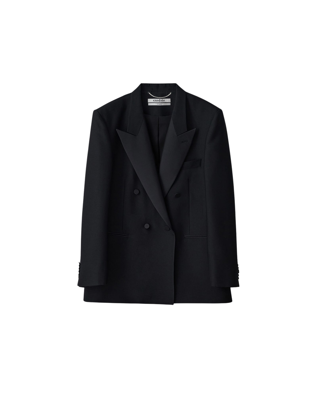 Kimhe Kim - Wool-Silk Tuxedo Jacket (Black) product image 12 | TRAB K-Fashion Australia