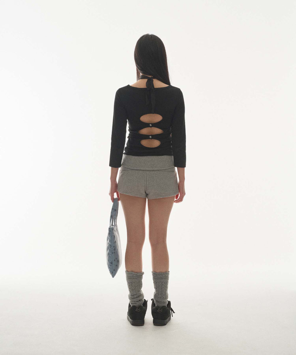 Coyseio - Cozy Shorts (Grey) product image 9 | TRAB K-Fashion Australia
