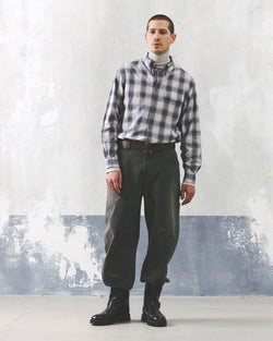 Eastlogue - Holiday Shirts (L.grey & Blue Check) product image 1 | TRAB K-Fashion Australia