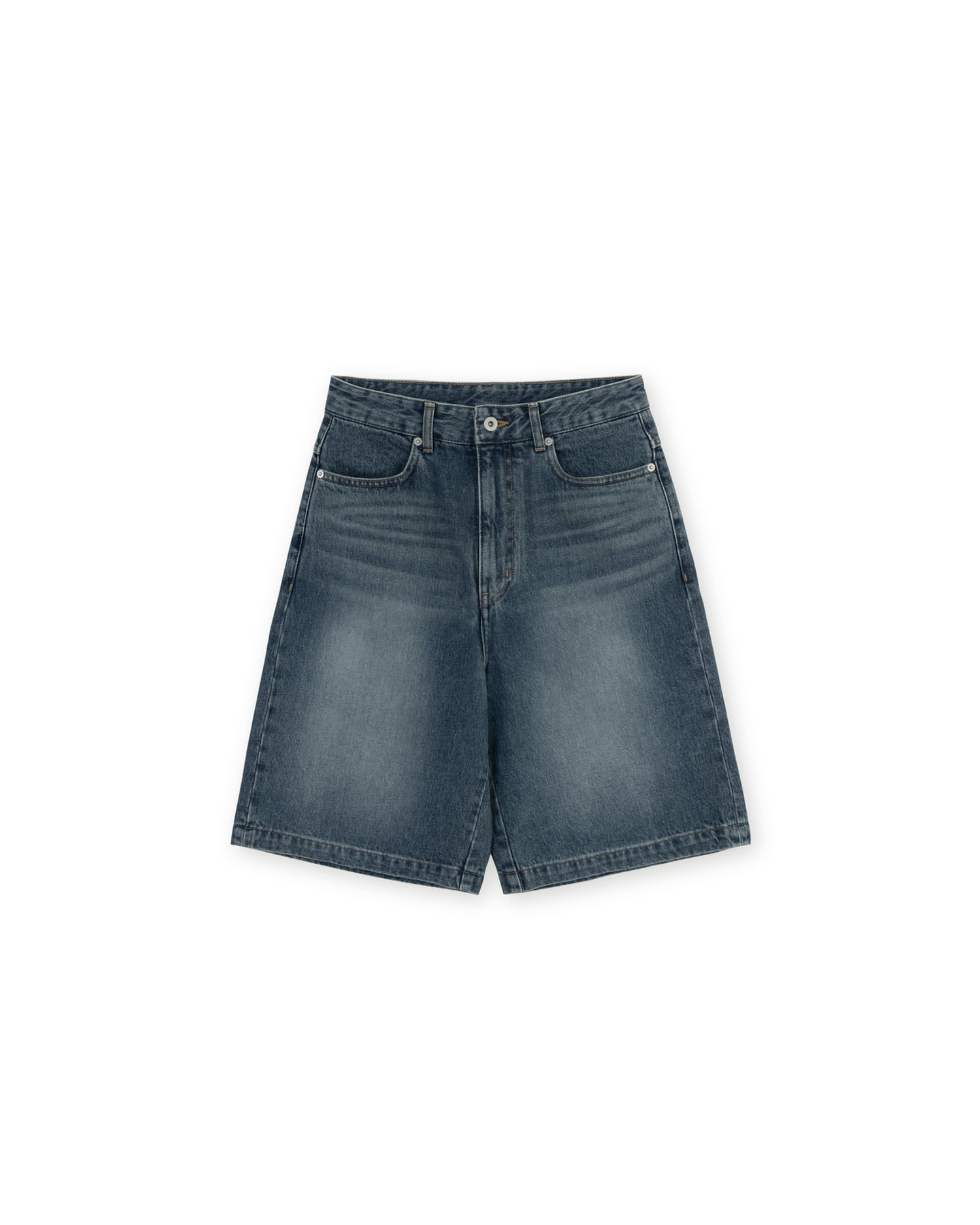 Brownyard - Bermuda Denim Pants (Indigo) product image 3 | TRAB K-Fashion Australia