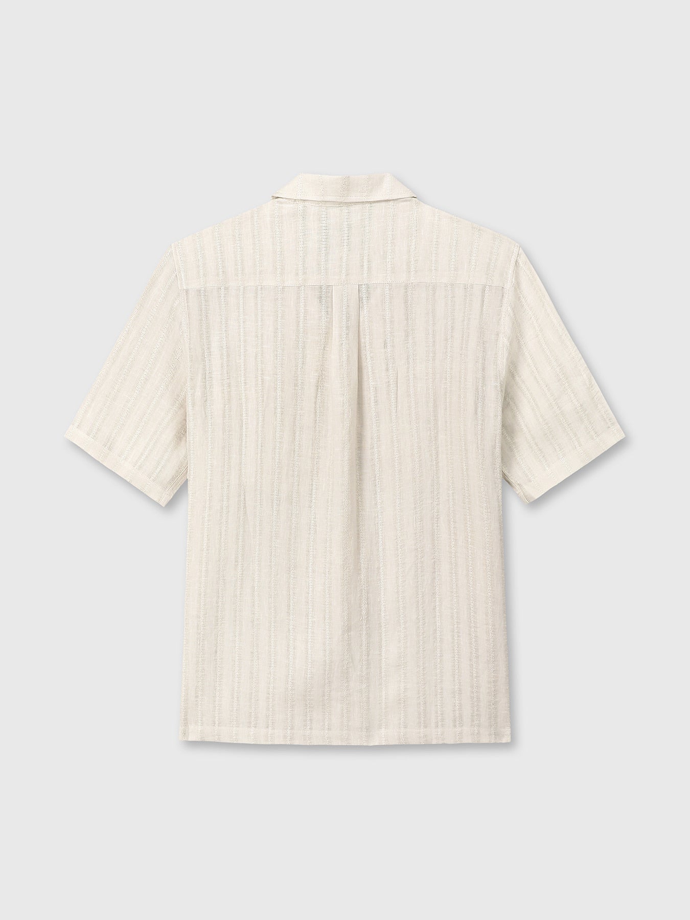 Tonywack - French Linen Croched Shirt (Light Beige) product image 7 | TRAB K-Fashion Australia
