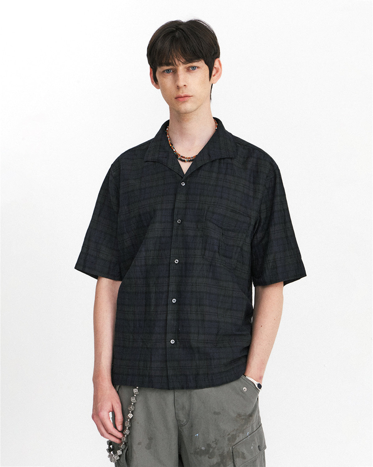 Eastlogue - Nomad Half Shirts (Black Watch Check) product image 2 | TRAB K-Fashion Australia