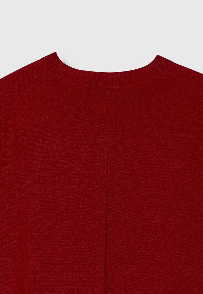 Tonywack - Pure Cashmere V-Neck Sweater (Red) product image 10 | TRAB K-Fashion Australia