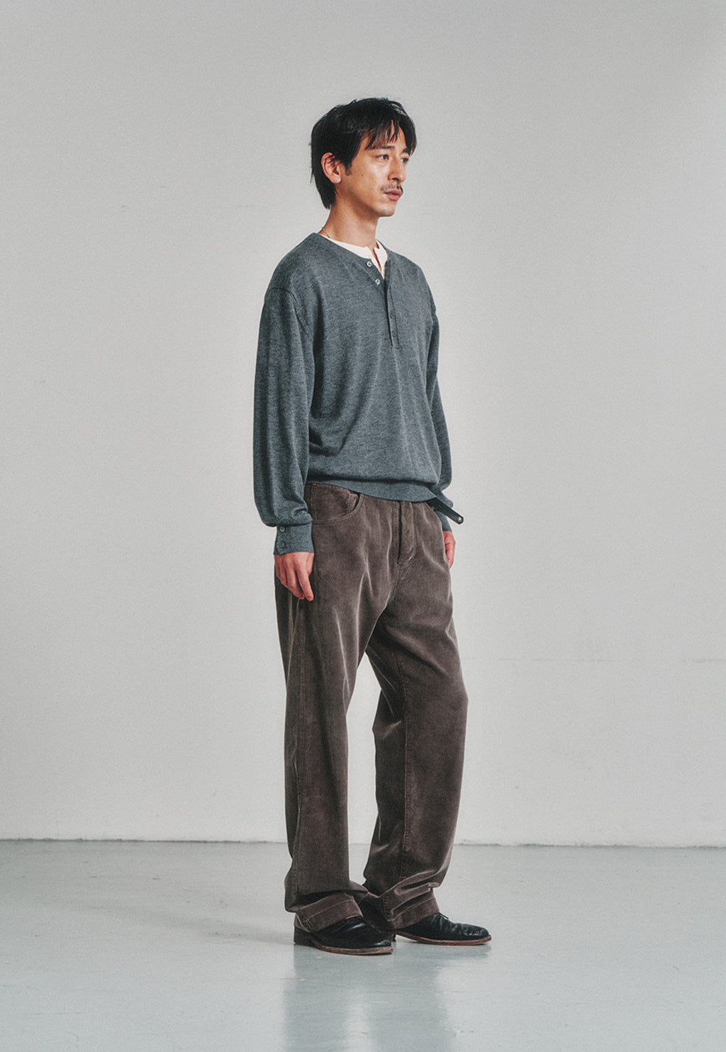 Art if acts - Liam Henley Sweater (Stone) product image 3 | TRAB K-Fashion Australia