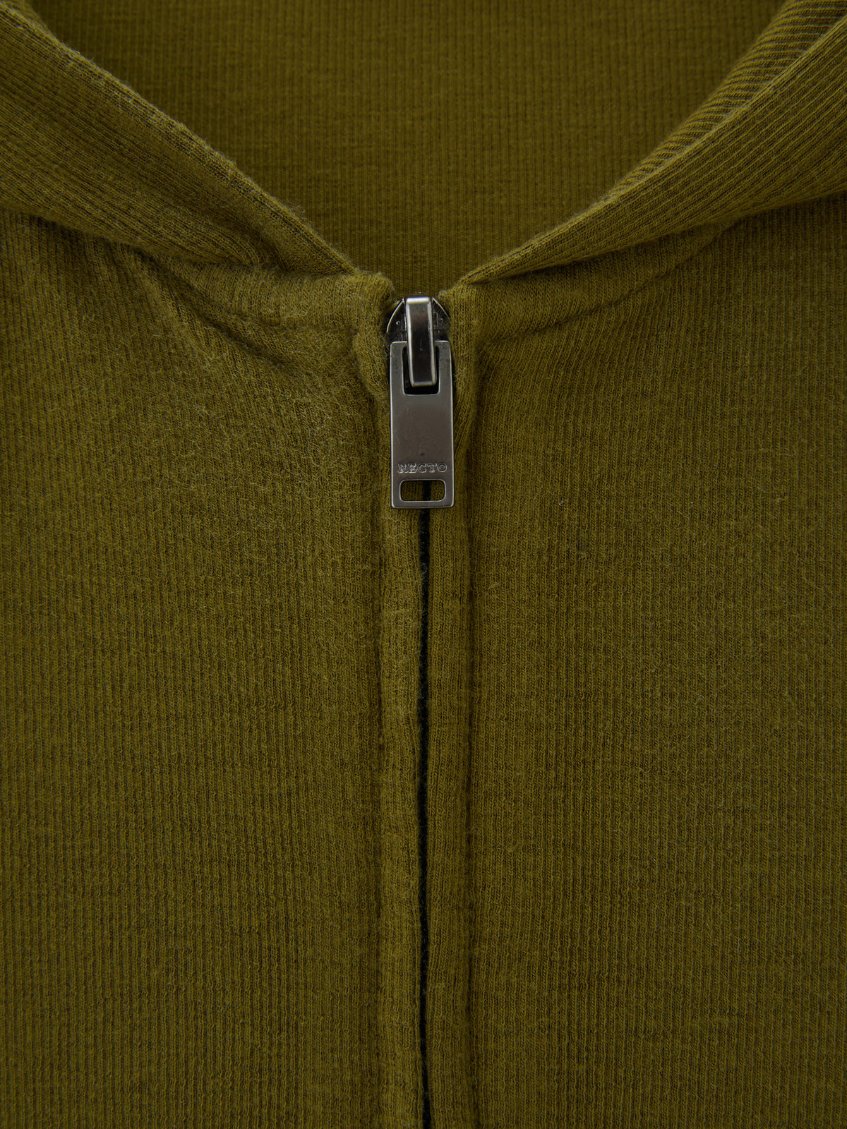 Recto - Wool Tencel Zip Hoodie (Olive) product image 3 | TRAB K-Fashion Australia
