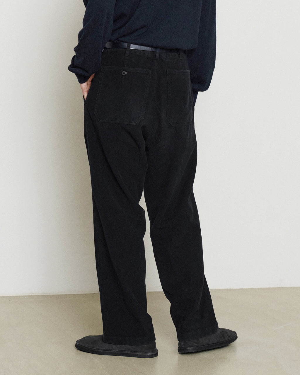 Brownyard - Moleskin French Work Pants (Black) product image 4 | TRAB K-Fashion Australia